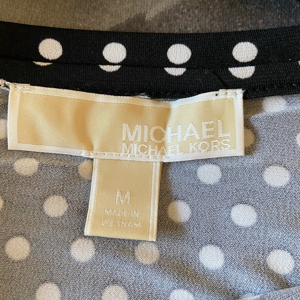 Michael Kors  polka dots top
